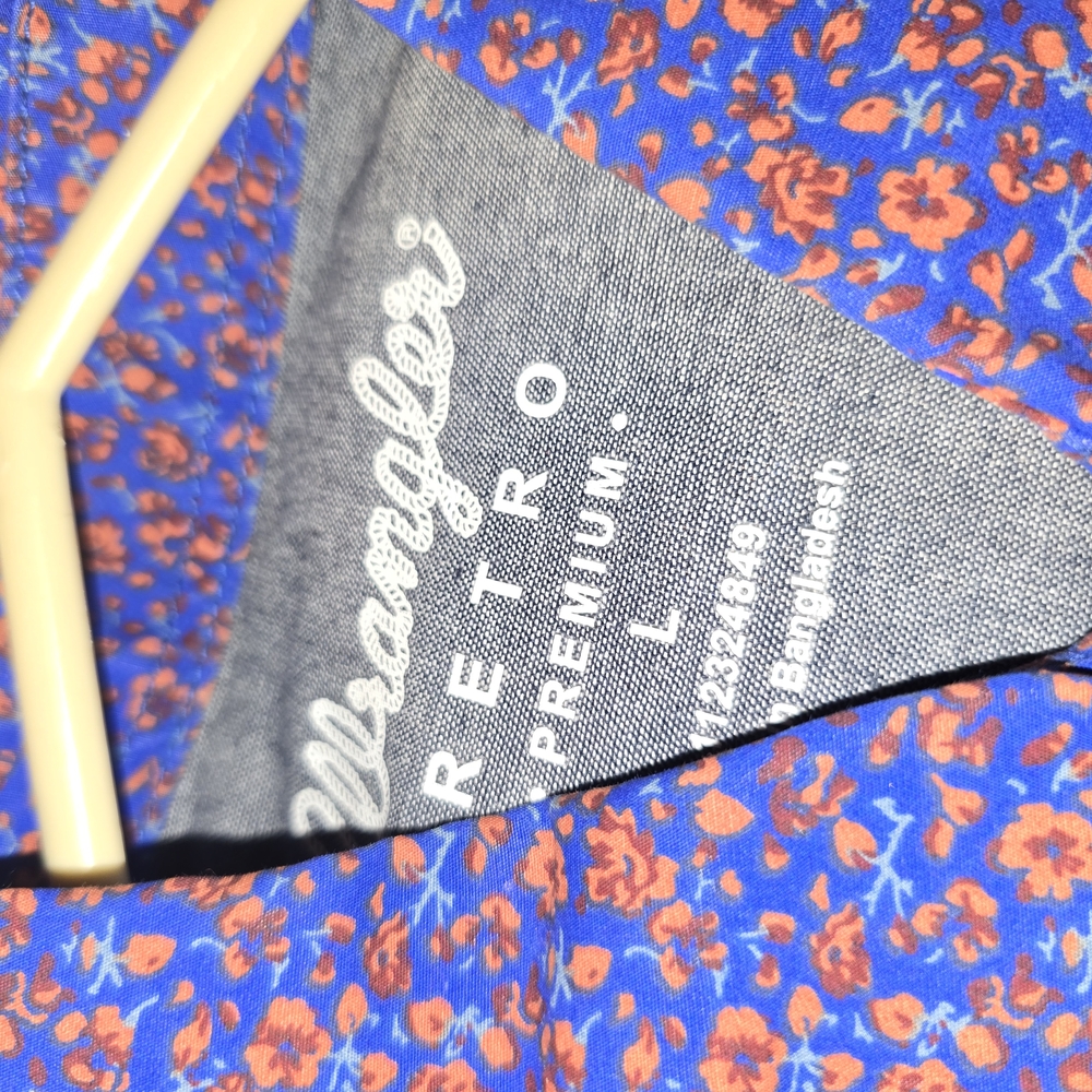 Blue and Orange Dress Shirt for Stylish Occasions